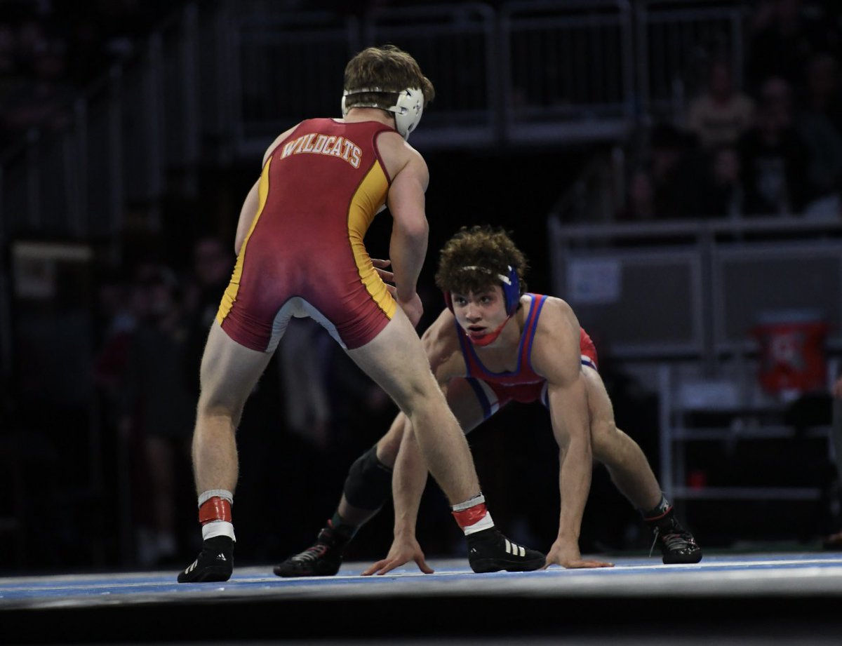 punchwar's tweet photo. State Champion at 152 - Roncalli’s Bryce Lowery!! @IndianaMat https://t.co/52WaG17uni