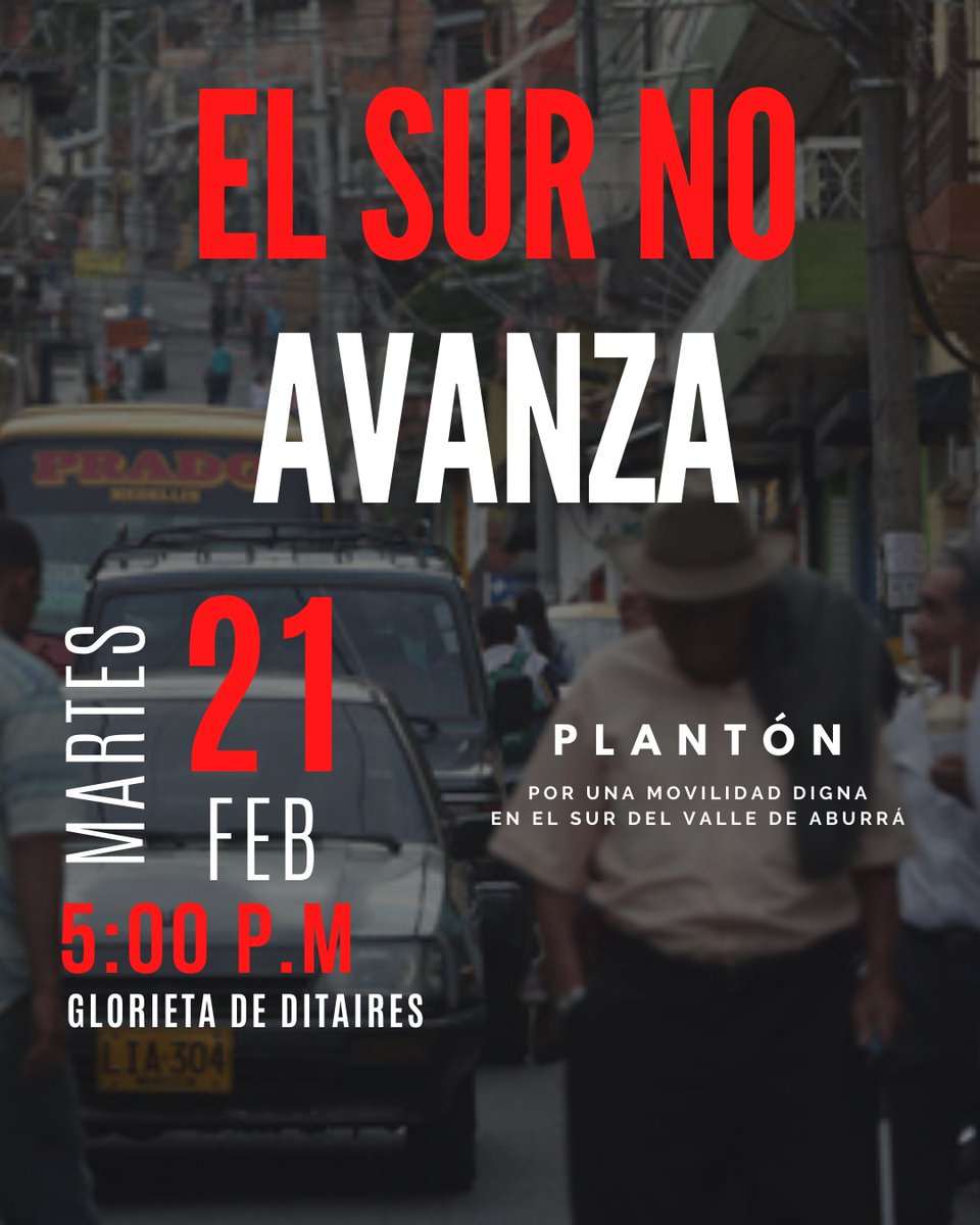 adanielbonilla's tweet photo. Los habitantes sur del Valle de Aburrá, #itagui #Estrella y #SanAntoniodePrado, se movilizan para exigir soluciones de movilidad digna. 

#ElSurNoAvanza 
#NoMasSoloBus #NoMasTaco 
@personeriamed @AquinoTicias1 
@dorasaldarriaga @elcolombiano 
@elespectador @minuto30com https://t.co/mdv96jzmXV