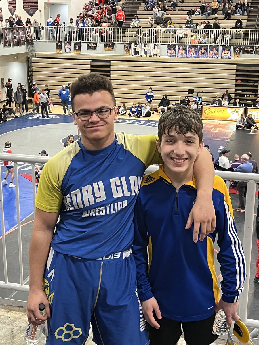 Fun day of wrestling at the KHSAA Semi State tournament hosted by Ryle. Henry Clay has 2 wrestlers headed to STATE! #KHSAAWrestling 

Congrats to Jadan Hackney 190 lb (4th) and Trae White 106 lb (5th)!

Go DEVILS!

<a href="/HCHS_Athletics/">Henry Clay</a> 
<a href="/bluedevilsmedia/">BlueDevilsMedia</a>
<a href="/FCPSKY/">Fayette County Public Schools</a>
<a href="/KHSAA/">KHSAA Main</a>
<a href="/khsaaevents/">KHSAA Events</a>
