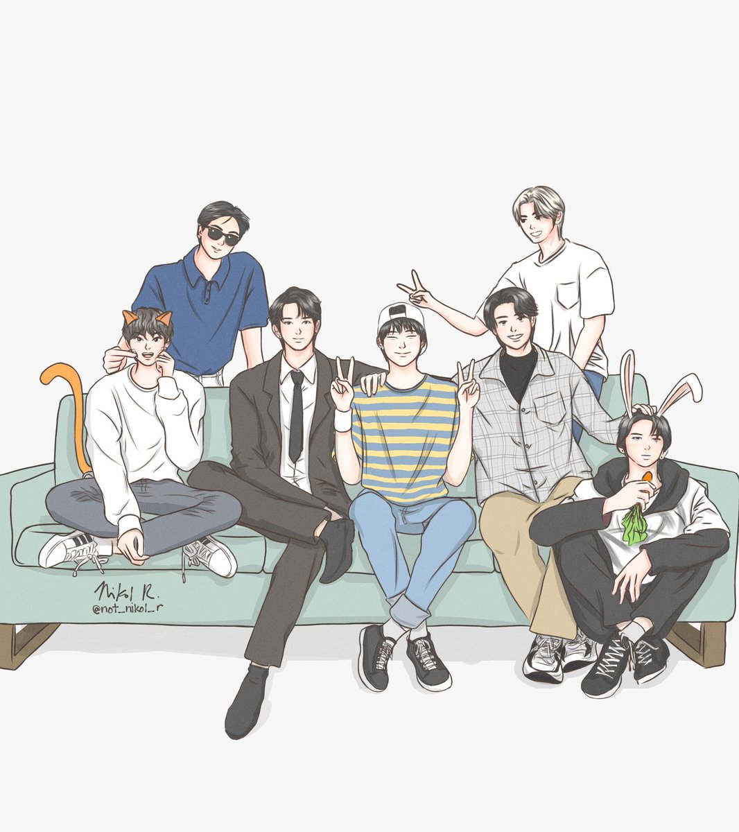 not_nikol_r's tweet photo. So I saw this twt on my tl again and just had to draw it🤗 #ENHYPENfanart #enhypen https://t.co/v3xHja3LP3
