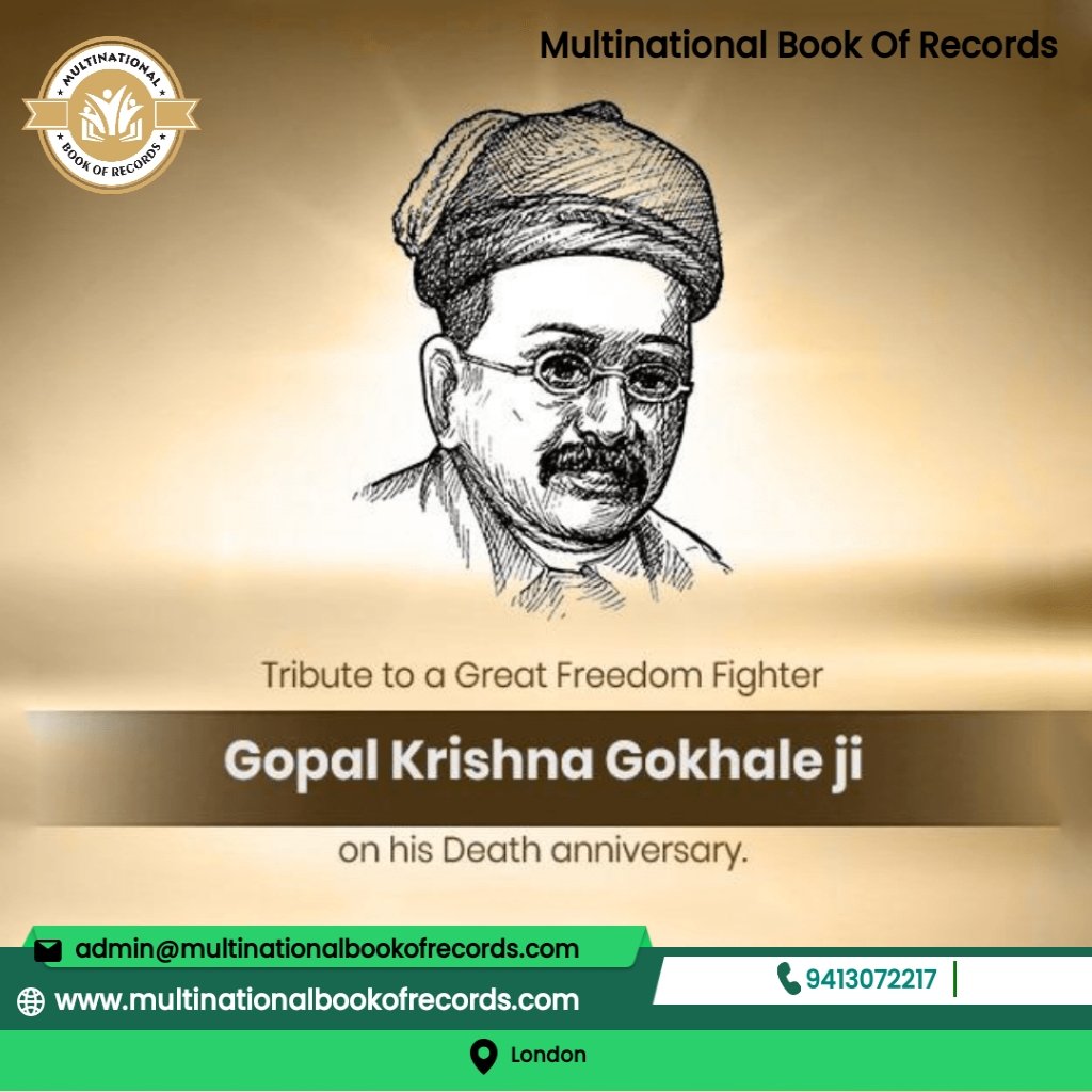 MNBORindia's tweet photo. #MultinationalBookOfRecords
#MNBOR
#GopalKrishnaGokhale https://t.co/4RNtpoCQnT