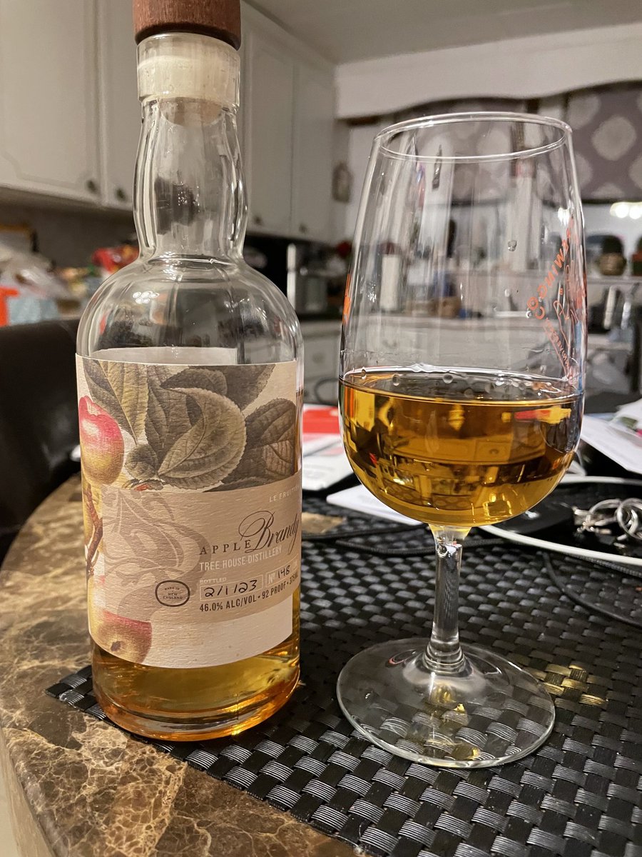 jlarmao's tweet photo. Amazing distilled apple spirit from the trees ⁦@TreeHouseBrewCo⁩ … https://t.co/hKus369qgQ