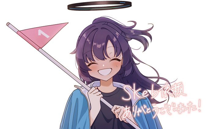 Skeb納品しました!差分も描けてめちゃくちゃ楽しかったです～!良かったら見てってください! 