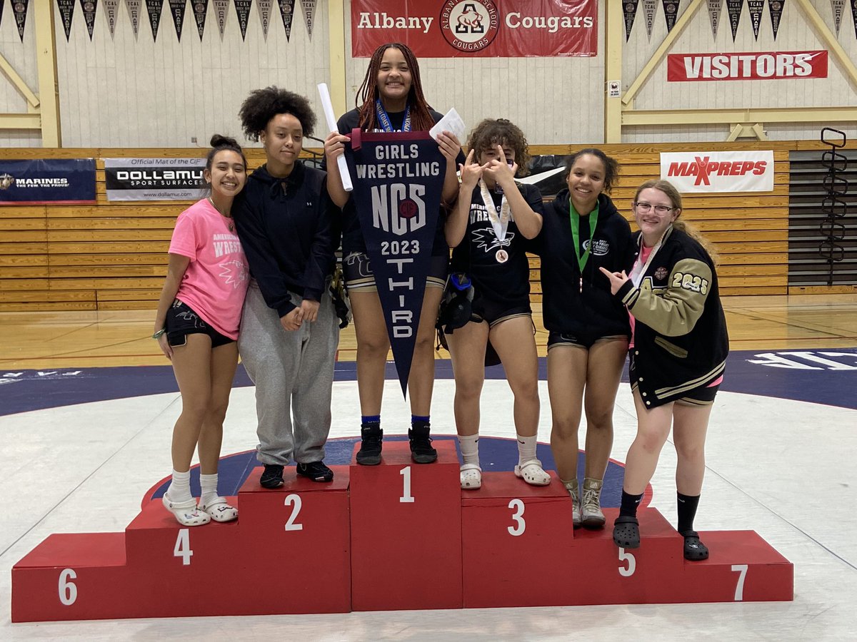 NCS Girls Wrestling 3rd Place goes to American Canyon! <a href="/AmCanHS/">American Canyon HS</a> <a href="/CIFNCS/">CIF-NCS</a>