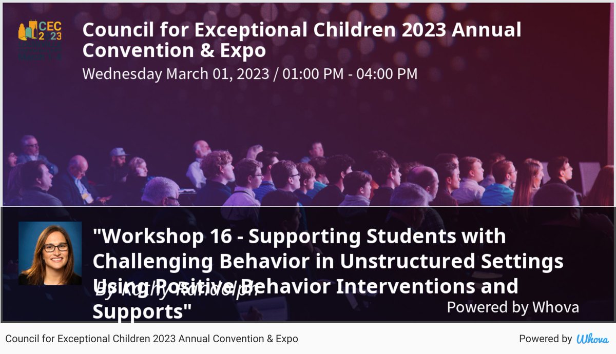Me and ⁦<a href="/BrittanyHottPhD/">Dr.BrittanyHott</a>⁩ are doing a workshop at the Council for Exceptional Children 2023 Annual Convention &amp; Expo. Register now! #CEC2023