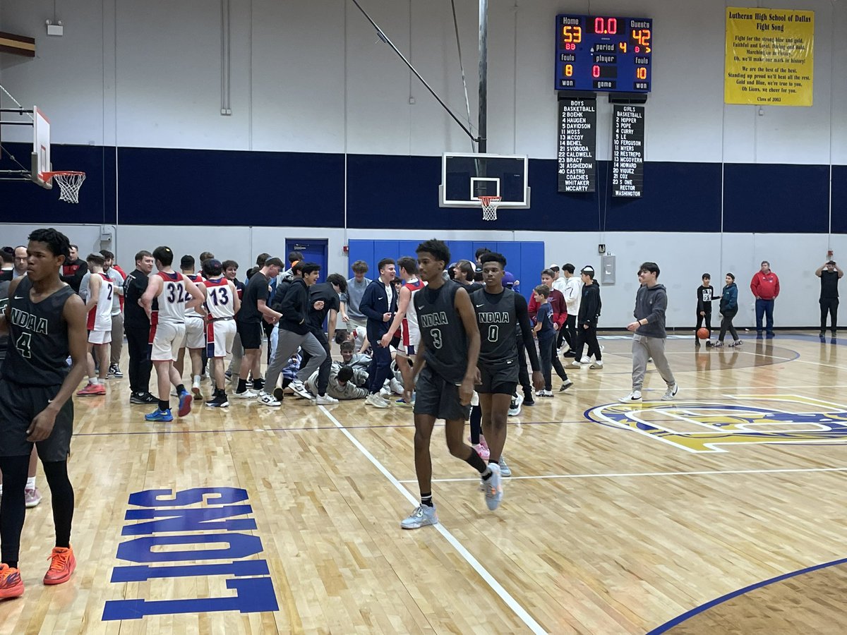 BKB:  And it’ll be <a href="/Yavnehbulldogs/">Yavneh Bulldogs</a> versus <a href="/LCEagleBball/">Lubbock Christian Boy’s Basketball</a> in Waco!

Final from <a href="/DallasLutheran/">DLAthletics</a>, Yavneh 53, Richardson North Dallas Adventist Academy 42.

Jordan Dekelbaum led Yavneh with 16.  Jacob Blank added 14.  

Braden Essex led NDAA with 13. Mical Runnels added 11.