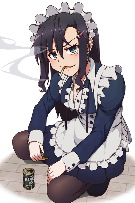 #これを見た人はメイドをTLに放流しよう 
なぜぼくの描くメイドはみんな目つきが悪いのか
その謎を解明すべくぼくは画像データフォルダの奥地へと足を踏み入れた 
