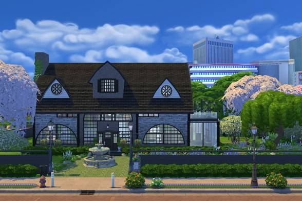 the_mightybee_'s tweet photo. Another build challenge! Shell given to me by @herbalgerbal_ Go check hers out too! #thesims4 #Sims4 #buildchallenge https://t.co/O54eQ04p1Q