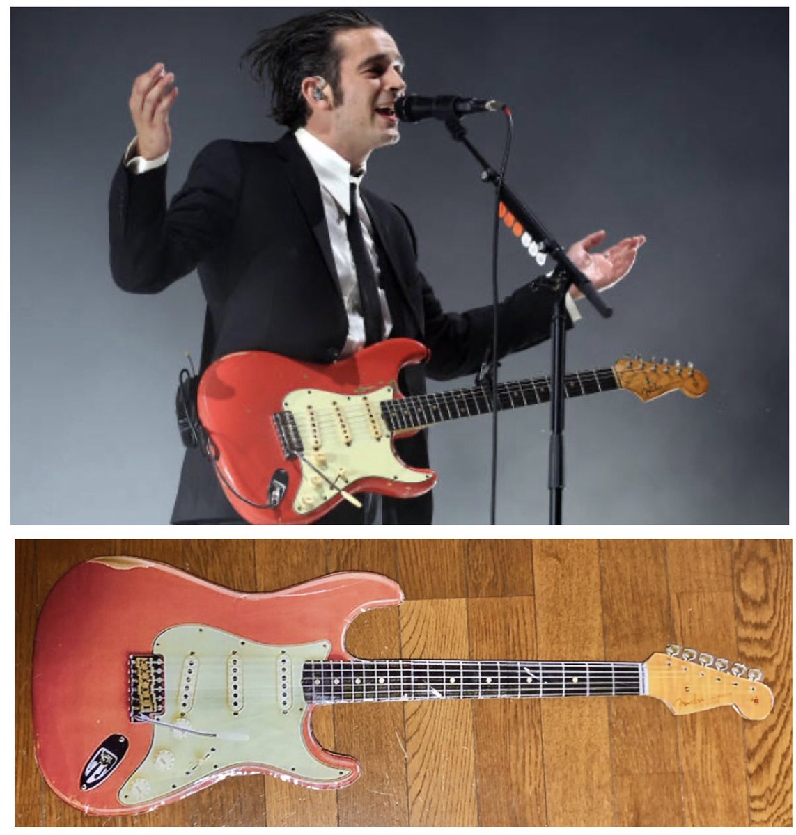 popit1998's tweet photo. Q22. Fender Stratocaster ‘62 Fiesta Red
Matthew Healyが使ってる赤いFender ストラトキャスター!Dirty Hitの社長の所有らしい笑
#MatthewHealy #The1975
#紙ギター #PaperGuitar #ペイパーギター https://t.co/RCkAT4sGDk