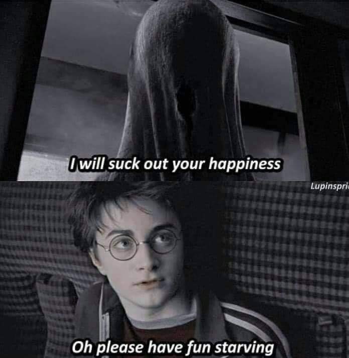 #HarryPotterMemes #Dementor #HPWorld #HarryPotreWorld #HarryPotterFans #HPFans