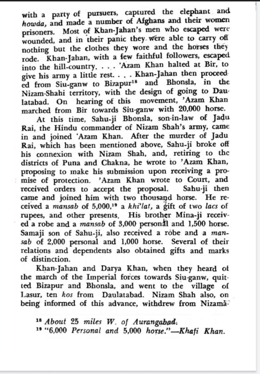 KshatriyaDialog's tweet photo. Similarly, this group quite obsessively peddles a generalized narrative of "Mughal &amp; Rajput alliance" in the name of hindu-muslim bonhomie. But they invisibilize the role of Marathas under Deccan Sultans or that Aurangzeb had more Maratha than Rajput mansabdars. 6/16 https://t.co/3lYuHPxRBZ