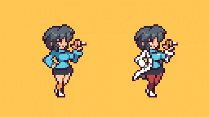 ミニドット絵 従子先生 