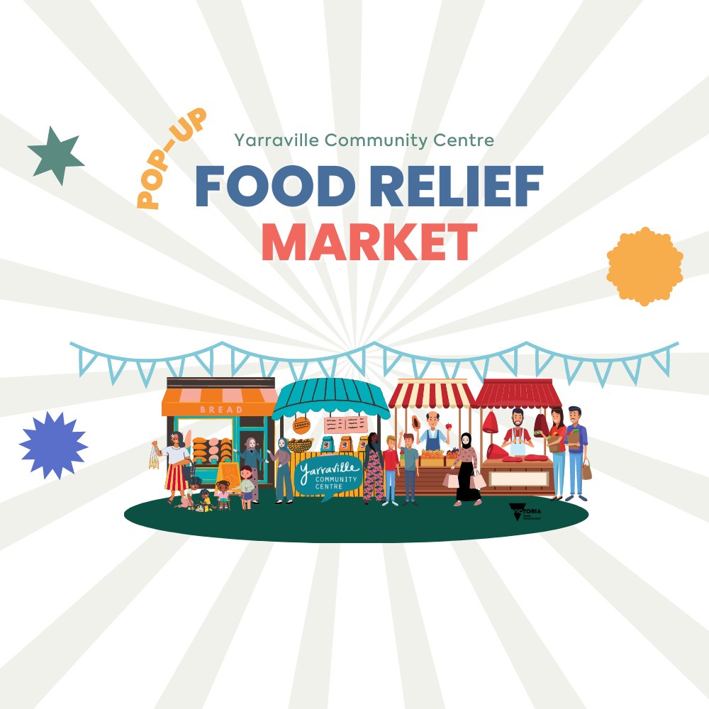 The Westsider (@westsidernews) on Twitter photo Yarraville Community Centre is hosting a pop-up food relief market!
We will be hosting these markets once a month over the next four months on the following dates from 10am - 12.30pm in their car park.
Wednesday 1st March Yarraville Community Centre is hosting a pop-up food relief market!
We will be hosting these markets once a month over the next four months on the following dates from 10am - 12.30pm in their car park.
Wednesday 1st March