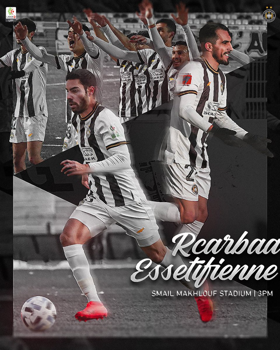 essetifienne's tweet photo. ๐ฅ ๐๐๐๐๐๐๐๐
๐ RC Arbaa
๐ Smail Makhlouf Stadium
โฑ 15:00
#RCAESS
#TeamEss | #AllezLEntente ๐๐ฆ
https://t.co/EAVIF2SJZM