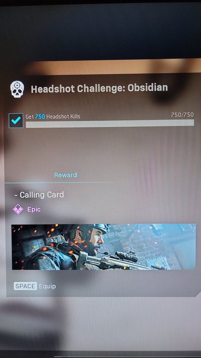 SlayerAce_OG's tweet photo. @Activision @CallofDuty Can I have my calling card back please https://t.co/z462OonbMN