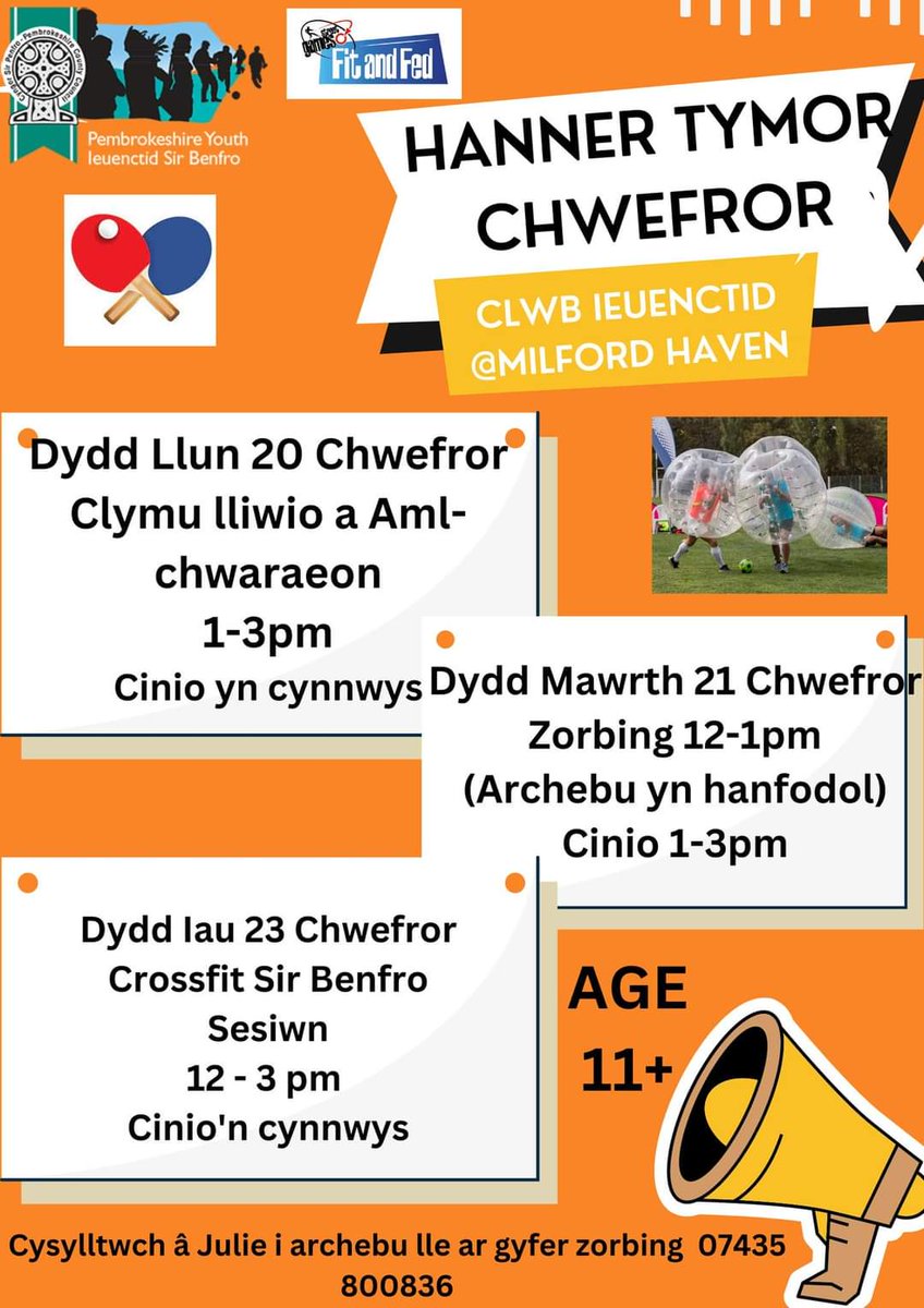 Pembrokeshire Youth / Ieuenctid Sir Benfro tweet media