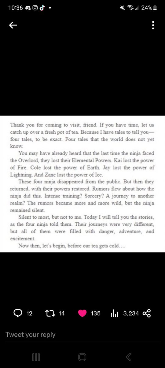 MikeRM_Pro's tweet photo. Ninjago Crystalized already had a troubling ending. The ninja losing their powers was one of the only stakes that really happened considering that there was no consequences. If they get them back in a book instead of the next season, I'm worried that good storytelling is no more. https://t.co/MSdMkA9aGa