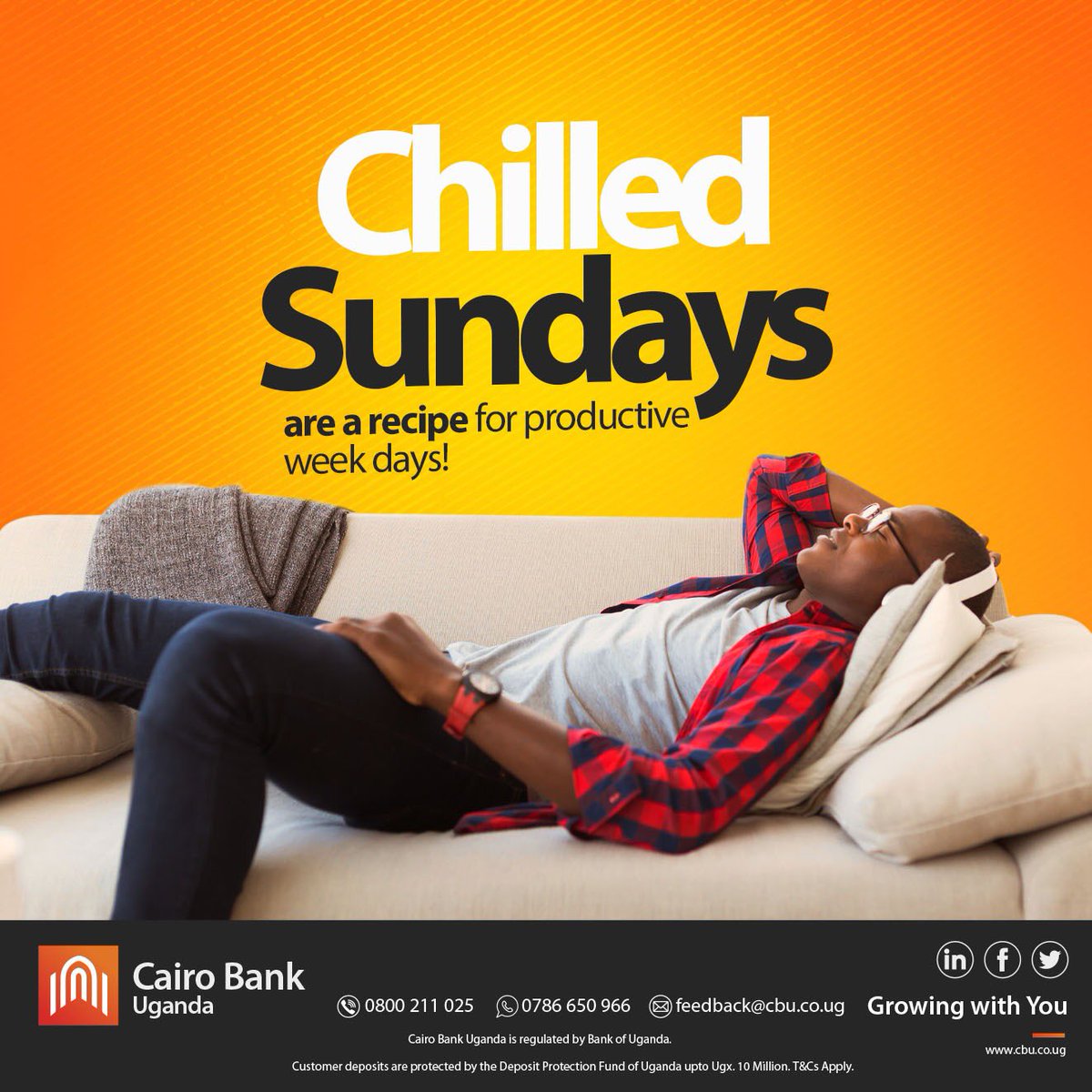 Chilled Sundays!

Take some time off. It works like magic for productive week days ahead!

#CairoBank #ChilledSundays #BBTitans #BBTitians2023 #BBTitians #funsunday #SundayFunday #SundayBrunch #SundayService