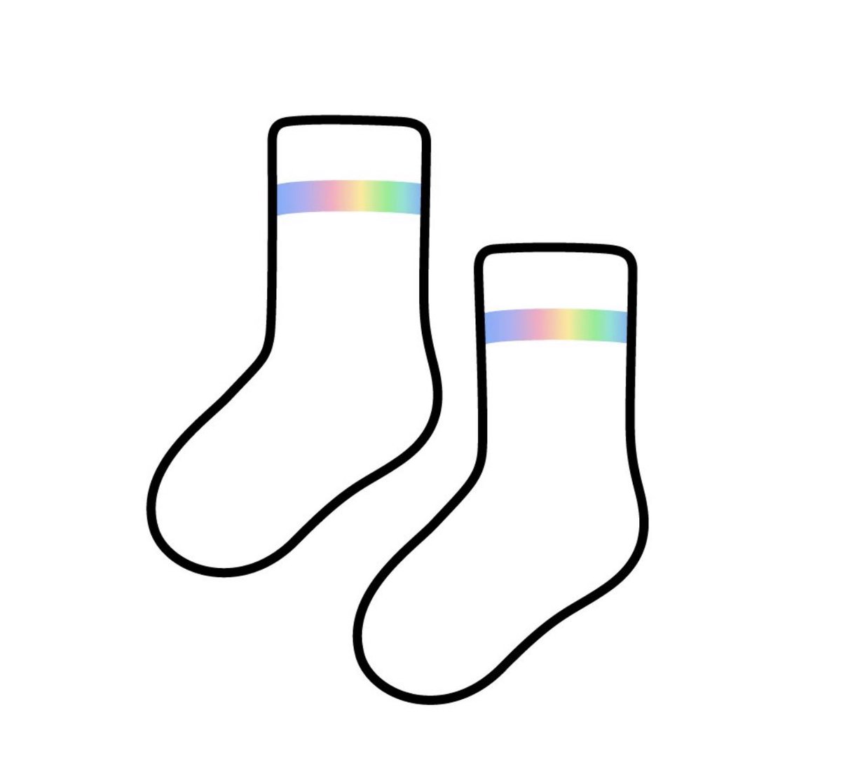Conquant's tweet image. Holo socks 4 life