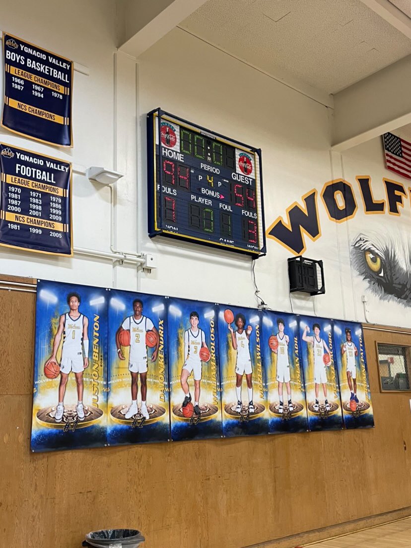 Ygnacio Valley Defeats the Kelseyville Knights with a Big 94-54 Win!! Wolves Protected The Den tonight!! Wolves now improve to 21-5 on the season and 2-0 in Ncs Playoffs!! #movingon #ontothenext @westcoastpreps_ LETS GO WOLVES🐺🐺🐺