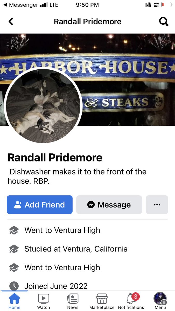 I noticed this guy had links to my twitter and and ig …. Acounts . Whats the angle? I tried to ask whats up about it to no response.  Can a person see what’s up with this weirdo? Or is he a crooked cyber security abusing his power? Anyone?
