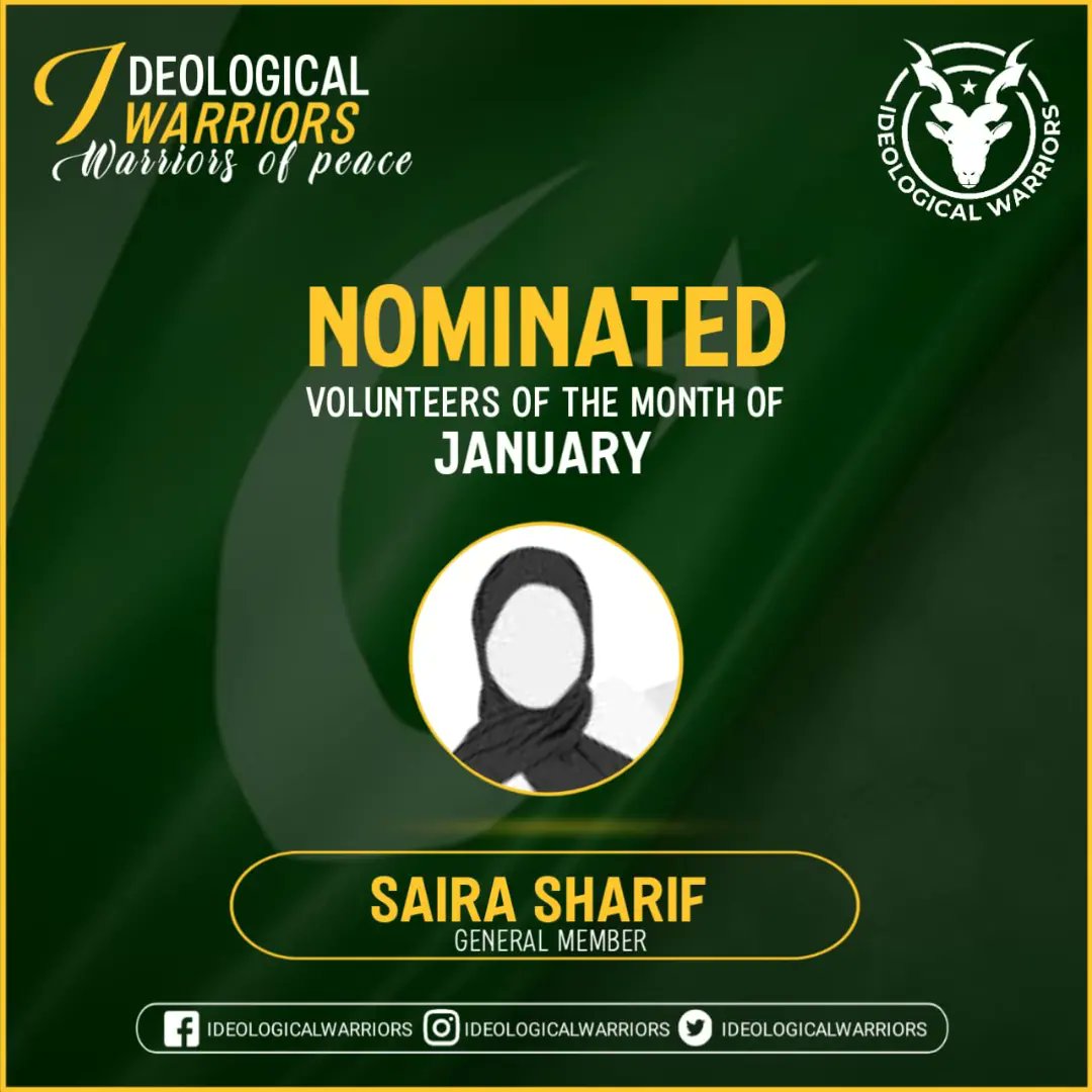 IW__Org's tweet photo. Volunteer of The month of January...🇵🇰❤️

Khizra Batool ✅
Arzoo Imtiaz ✅
Maham Babar✅
Hasham Ahmed Malik✅

#YOUTH 
#YouthDevelopment https://t.co/WBY5ZWYY8D https://t.co/NzOLbvsB3Y