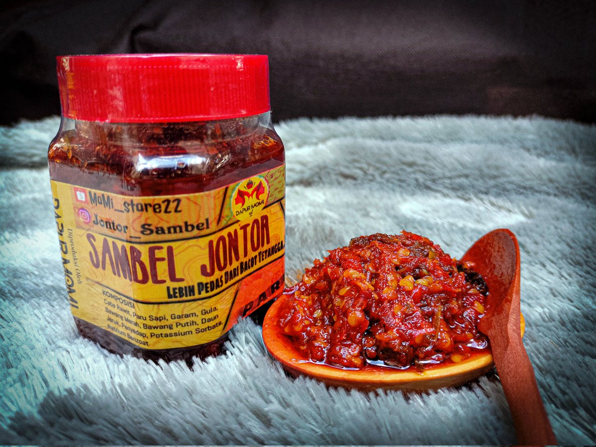 MOHsetiadharma's tweet photo. SAMBEL JONTOR HOME MADE... https://t.co/t4YoQ7F1Z4