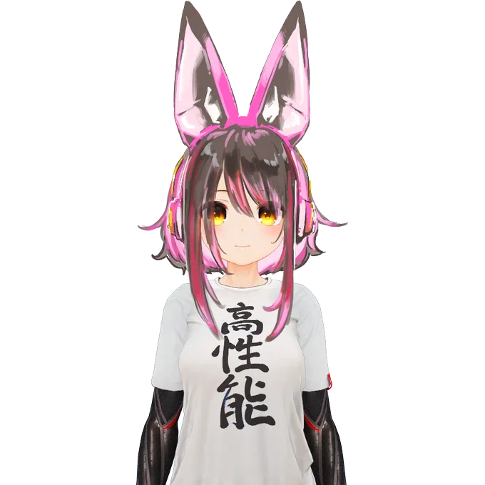 #ロボ子さん新しい髪よ #ロボ子Art 透過版作りました…!(色味若干変わってるけど)  