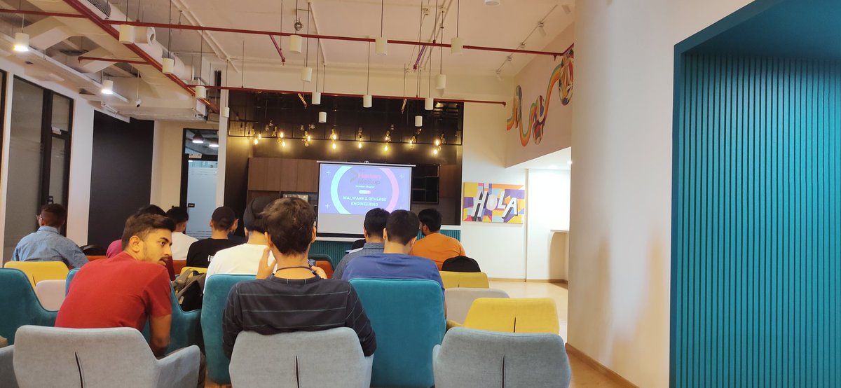Aj_Bade_'s tweet photo. Today's great meet-up of Hackers MeetUp. #malaware and #ReverseEngineering
#hackersmeetup #hackmum #CyberSecurityAwareness #cybersecurity https://t.co/7kg0qIip3U
