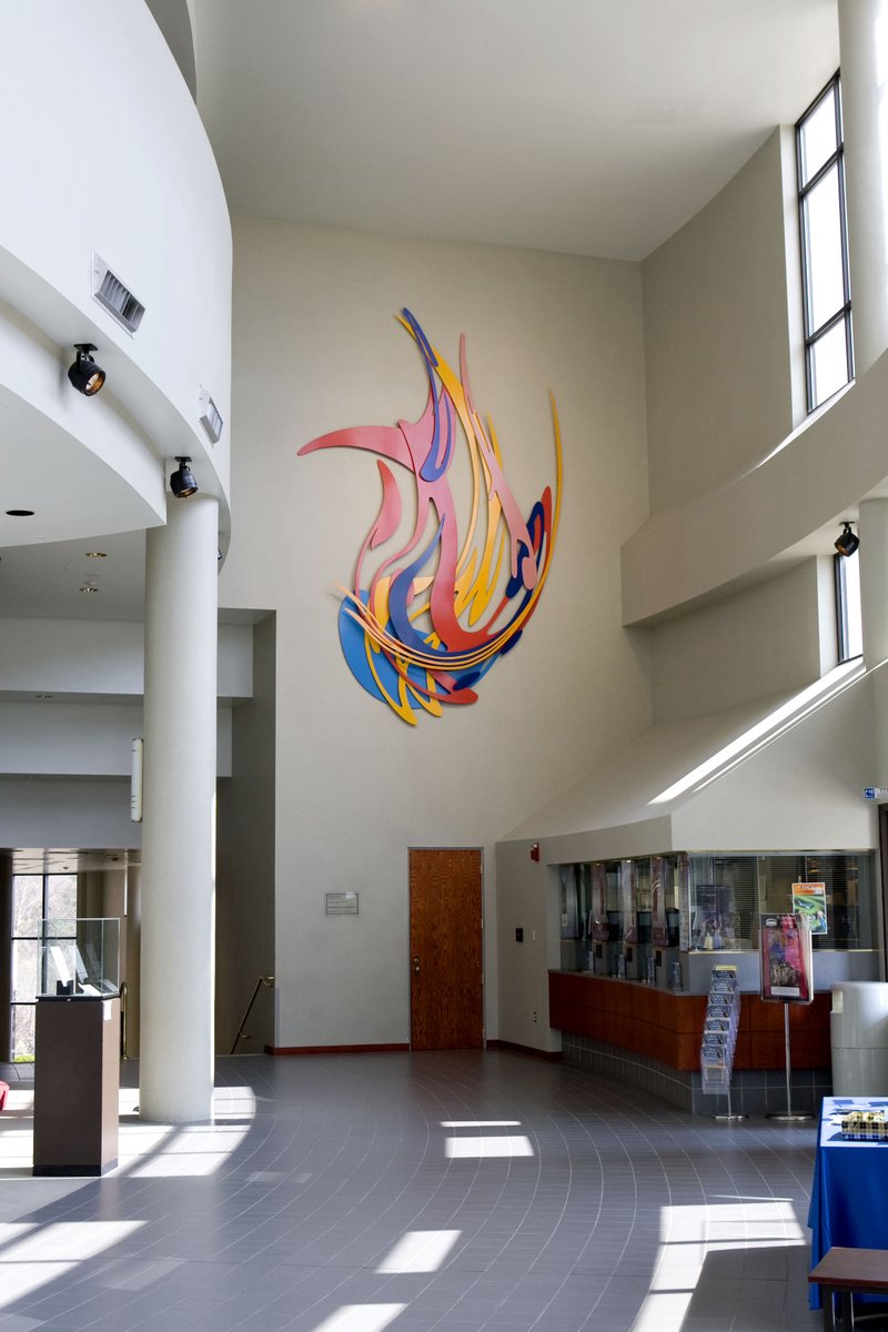 It is hard to believe that it's been twenty years since I created this sculptural work for the main lobby of the Lied Center of Kansas. A commemorative work in honor of the 100th Anniversary of the University’s Concert Series. #publicart #performingarts