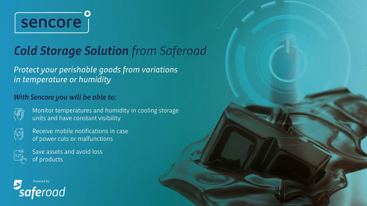 SAFE_ROAD's tweet image. Learn more about our Cold Storage Solution. 
#coldstorage #saferoadsolutions #saferoad #iot