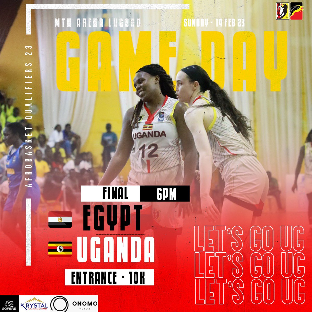 GazellesUG's tweet image. This is the day that the Lord has made 🎶🎶🎶🎶🎶🎶
Let’s Go UG, let’s go 📢📢📢📢

#GazellesBasketball
#Afrobasketqualifiers23