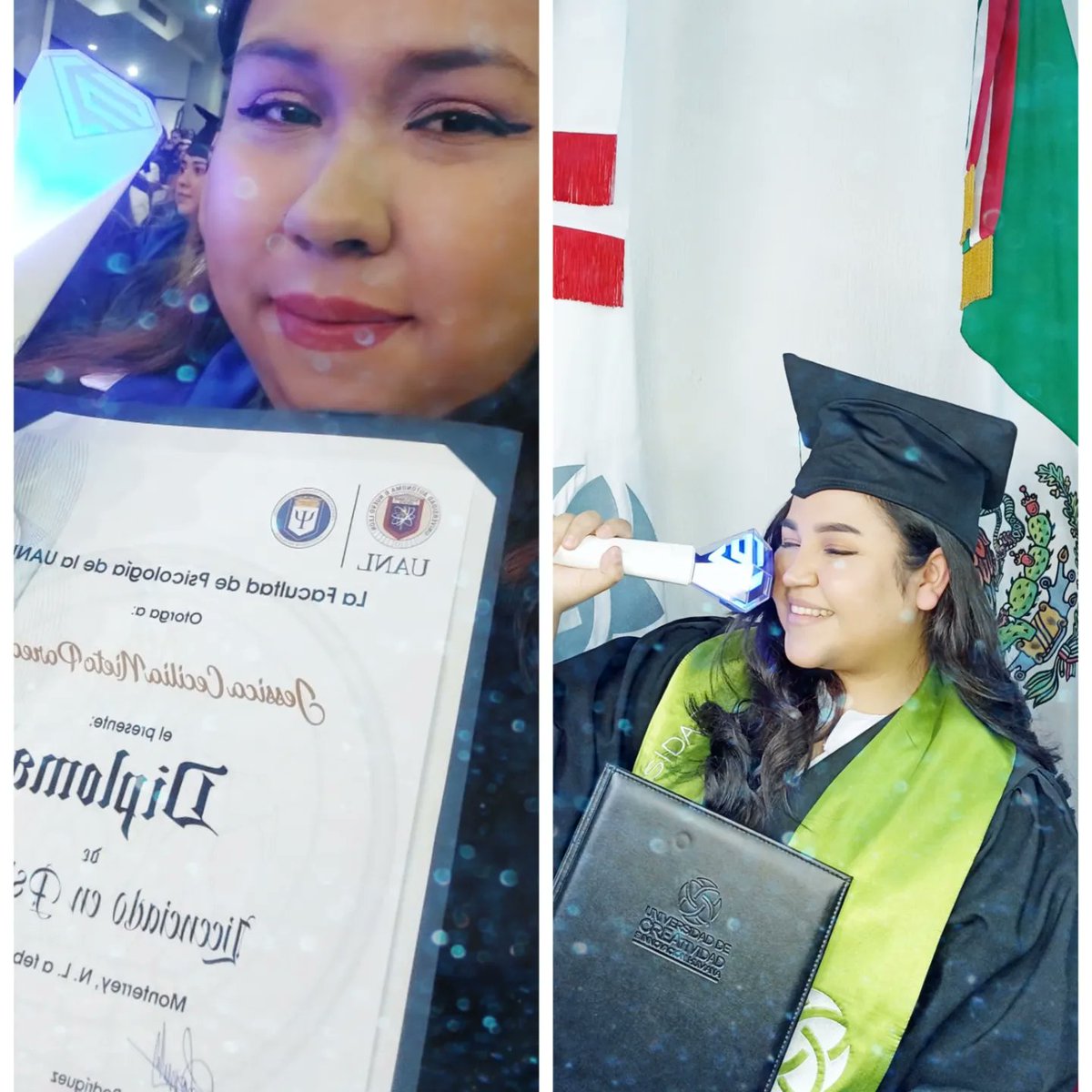 moniicalemann's tweet photo. Hoy ganó ELF💙🫂 felicidades a Jessi por su graduación y en mi caso fue la sesión de fotos en la universidad y no podía falta la Lightstick #ELF #SUPERJUNIOR #ProudELF #PROM
Solo queda decir: I'm ready for you now!!! https://t.co/jPyezKXG95