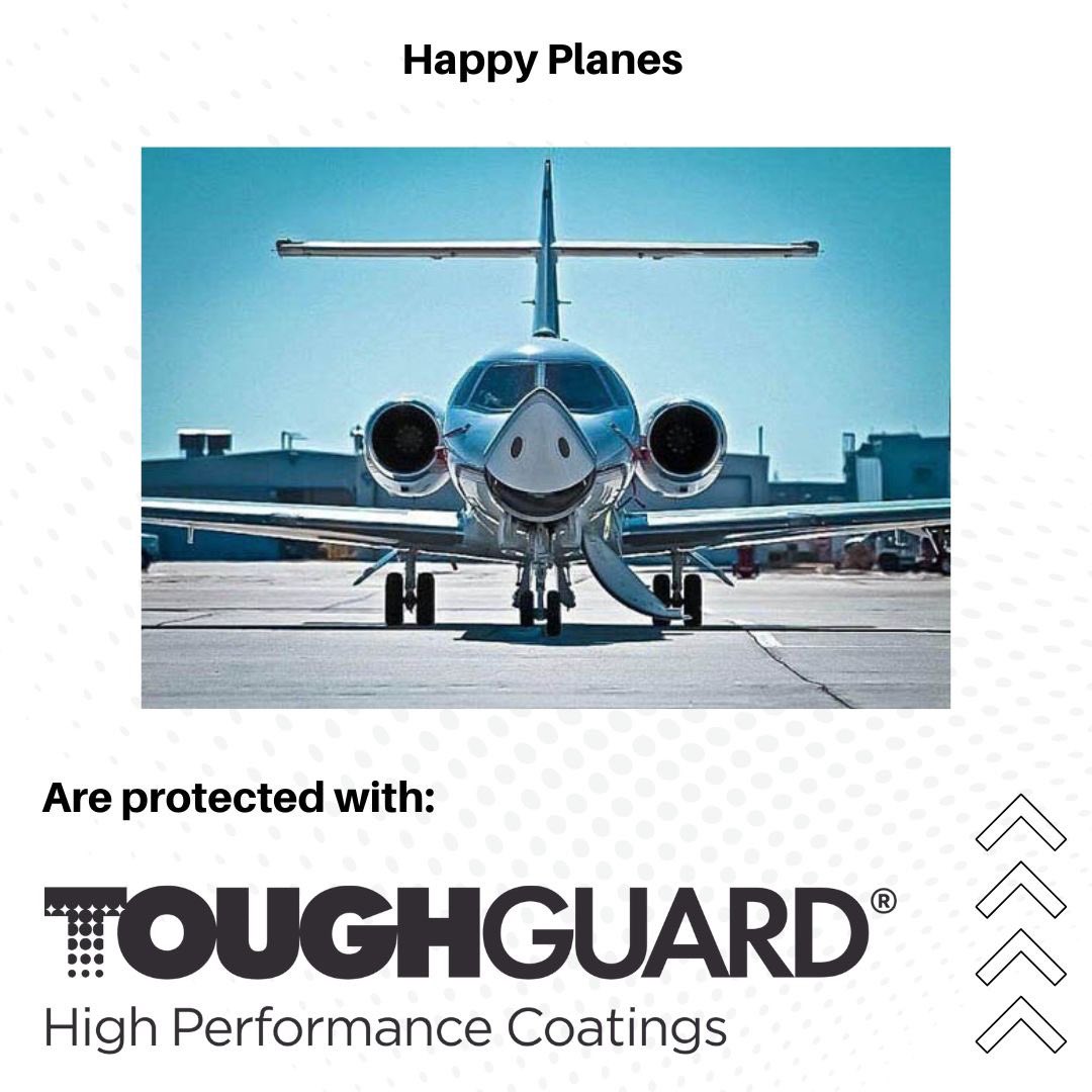 ToughguardL's tweet photo. Protecting your aircraft's paint is serious business. ToughGuard improves durability, reduce maintenance downtime, and keep your plane looking clean and shiny longer so it's always the best-looking plane on the ramp.

(Go ahead, make the other planes jealous!)  #aviation https://t.co/s5cwByXXW7