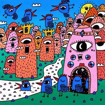 Gm and Happy Sunday! Someone’s snapping up Doodleverse pieces like hot cakes ✨ this one’s a particularly fun one, welcoming new arrivals. It even has a singing happy sun! Congrats on the pick up anonymous collector ❤️

#avax #avaxnft #avaxart