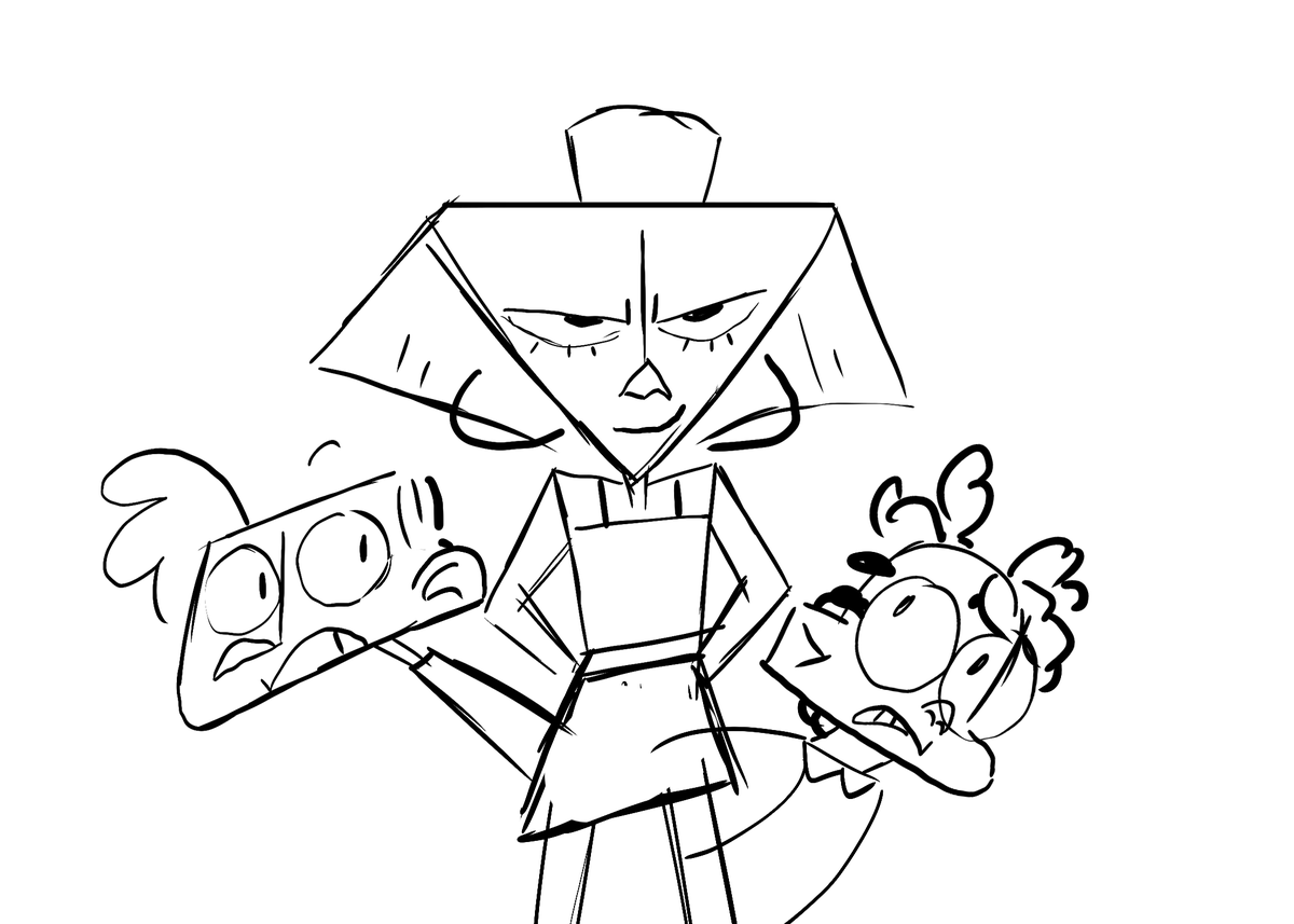 some rough sketches for funsies while listening to music snowballed into animation and compositing!! it was EXTREMELY fun 🥹 my high school OCs were gathering dust in the corner so i had to do something with them