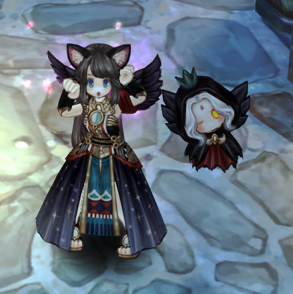 awiatos's tweet image. feeling like a cat today #iTOS #TreeOfSavior