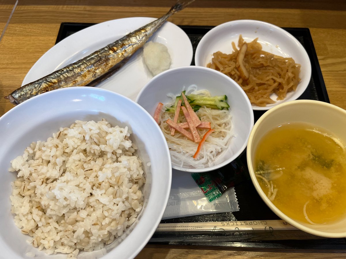 網走監獄の監獄食堂にて 囚人食を忠実に再現した 監獄食A（さんま）