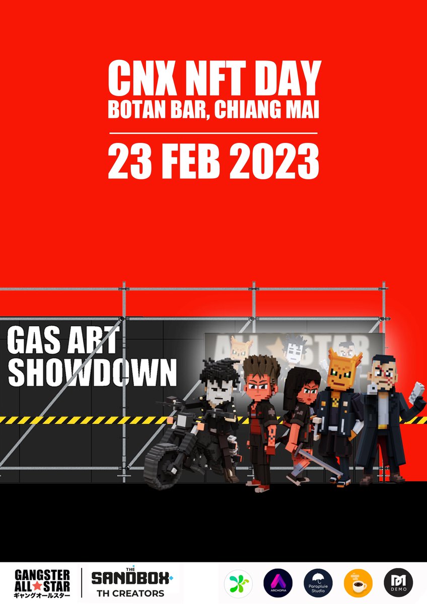 skysaengsawang's tweet photo. Appreciate!! ⛽️ @gasintel @n012mal @pylynn 🔥 @gangsterallstar This couldn't be possible without #SandFamTH support 🙏 @KratistStudio @kajoyjid @ArchopiaStudio @RawisudaCho @parapluiestudio @CaptainnREXXX @infinindy @demo_democorp @shaman_shark 

@TheSandboxGame 
@borgetsebastien https://t.co/75zFgZYI78