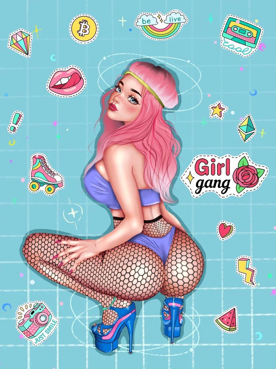 Hey guy! My new art Sexy girl ‘Doll Kelly’ (from collection “Love is…)
Price  4tez           Link➡️ objkt.com/asset/KT1QvvXg… <a href="/CreativeEggz/">CrΞative Ξggz</a> <a href="/katokrew/">KatoKrew</a> #WOMAN_LIFE_FREEDOM <a href="/s0meone_u_know/">Viktor 🧡</a> #CactusBoom #Oolami #KATO