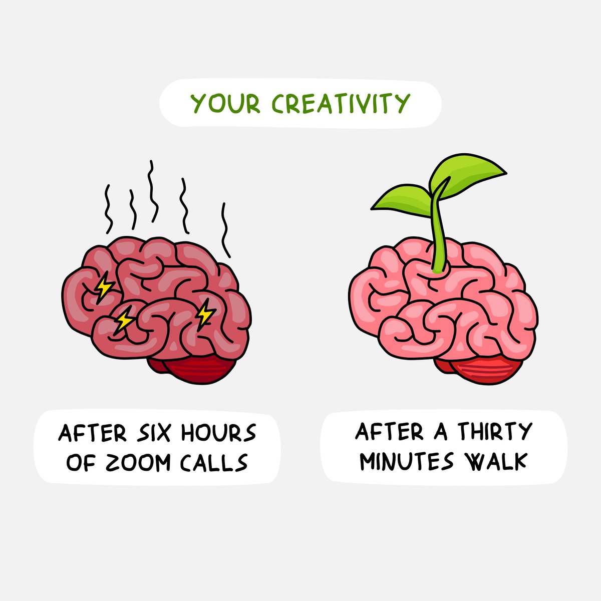 FerraroRoberto's tweet photo. 10 visuals that will change how you see personal development.

What is your favorite? 🎨

1 ➡️  Boost your mood and creativity with a short walk https://t.co/RktfYNOy7j