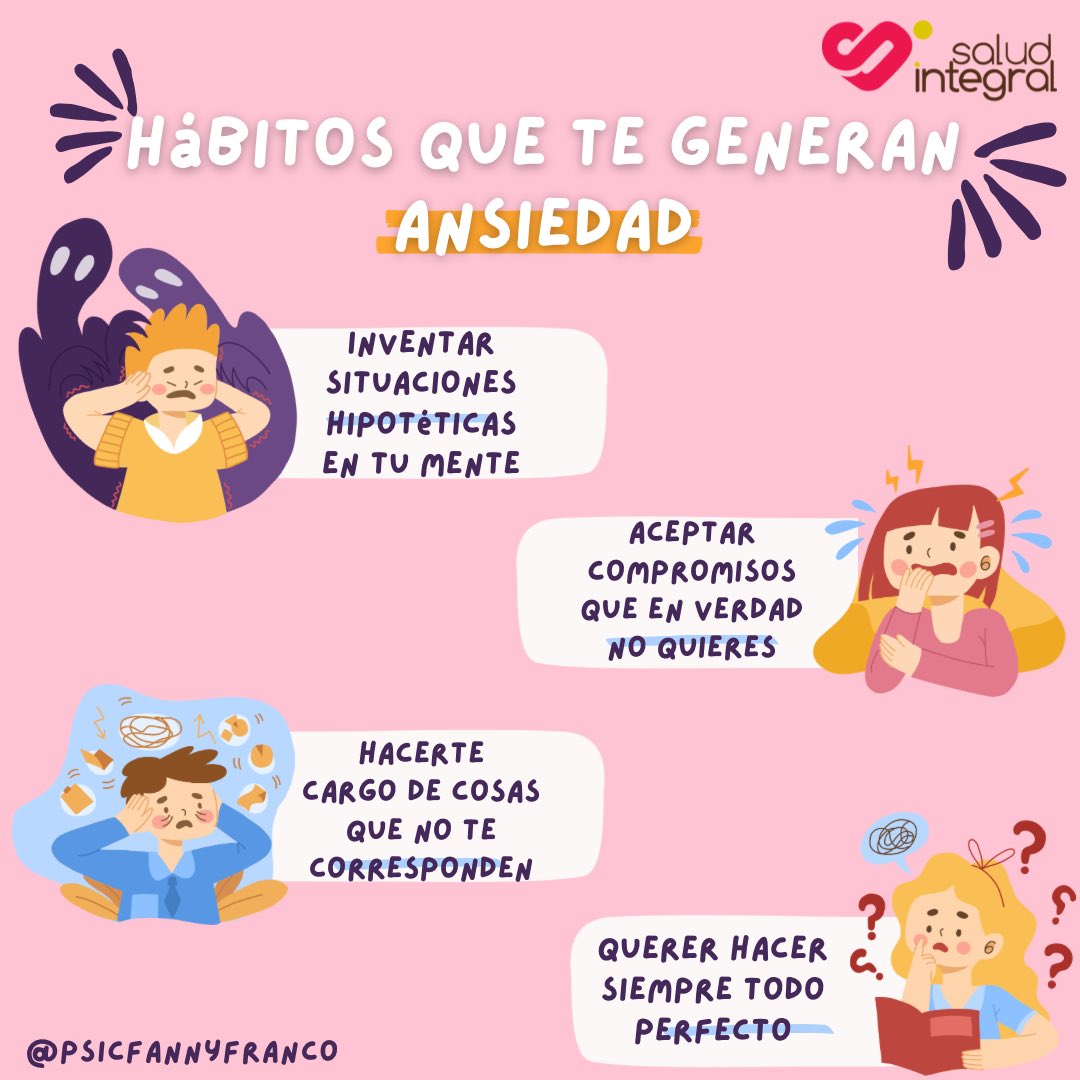 FannyFrancoPsic's tweet photo. #ansiedad es nuestra aliada y no debemos de darle el control de nuestra vida #terapia #psicfannyfranco https://t.co/wVL5wcTd4i