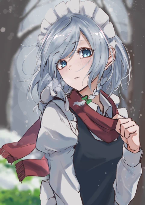 #これを見た人はメイドをTLに放流しよう かなり前に描いた咲夜さん 