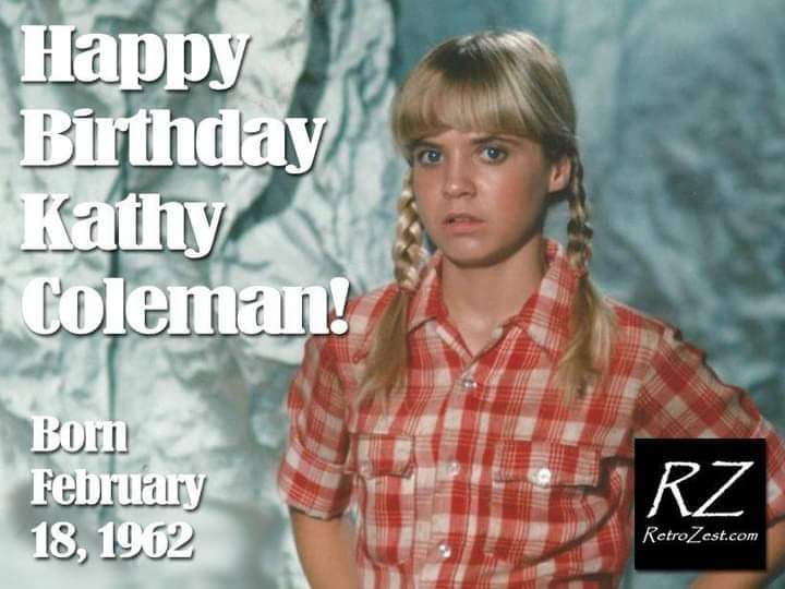 Happy birthday Kathy Coleman I hope you have a wonderful birthday     