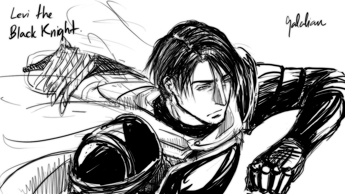 tritasa13's tweet photo. Black Knight AU #RivaEru https://t.co/73Eqium1N2