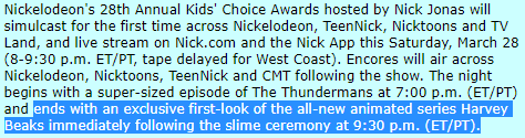RealMagitroopa's tweet photo. Also of note, #BigNate will be the first animated show lead-out for KCA since #HarveyBeaks for #KCA2015...
You know... a sneak-peek/first-look premiere... #KCA2023 #KidsChoiceAwards #Nickelodeon https://t.co/iiqy0JThrc