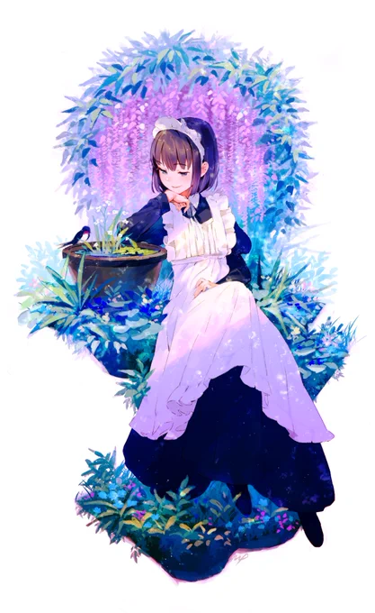 #これを見た人はメイドをTLに放流しよう  