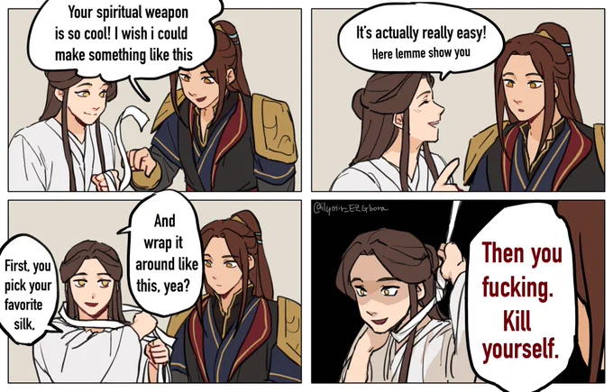 How to train your Rouye
TW: suici*e?

#tgcf #天官赐福 #xielian #peiming #rouye 