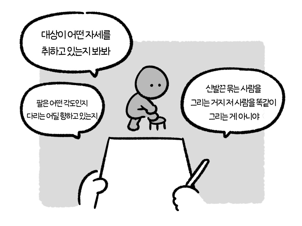 학원 강사에게 크로키 수업이란 