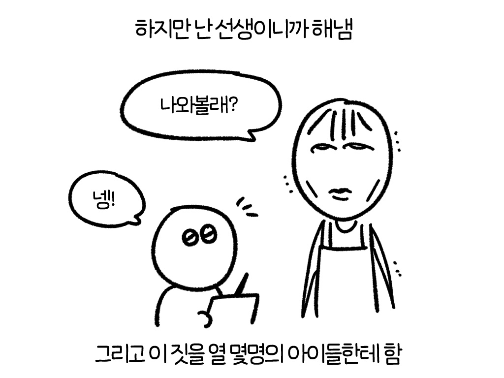 학원 강사에게 크로키 수업이란 